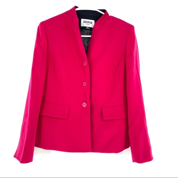 Kasper Women's Blazer & Skirt Work Outfit Set Pink - Picture 1 of 8